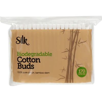 Silk Biogradable Cotton Buds 170pk