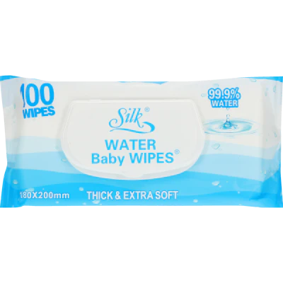 Silk Water Baby Wipes 100pk