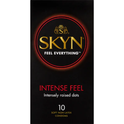 Skyn Intense Feel Non-Latex Condoms 10pk