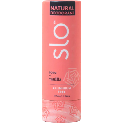 Slo Rose & Vanilla Natural Deodorant 55g