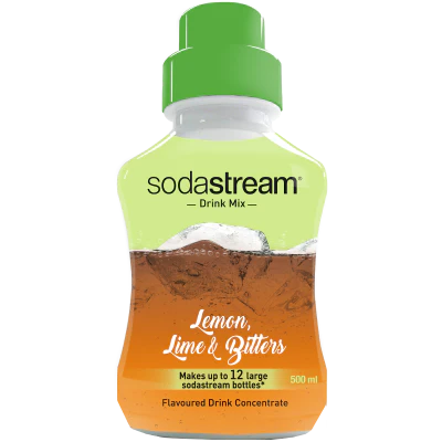 Sodastream Lemon Lime & Bitter Flavour Syrup 500ml