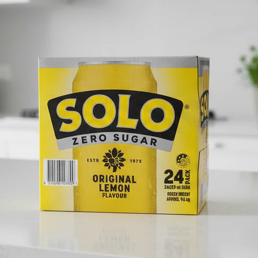 Solo Lemon Zero Sugar 24 x 375ml
