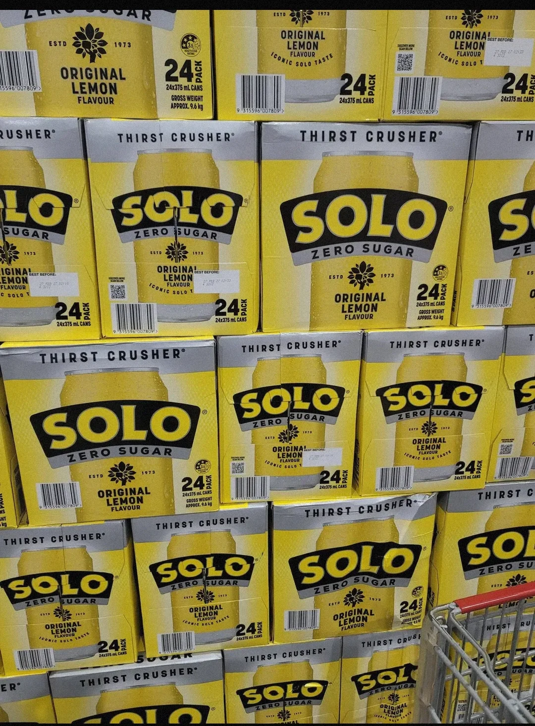 Solo Lemon Zero Sugar 24 x 375ml - Image 2
