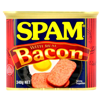 Spam Spiced Ham With Real Bacon 340g