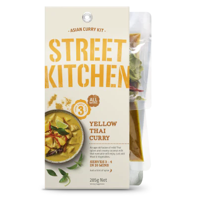 Street Kitchen Yellow Thai Curry Asian Curry Kit 285g