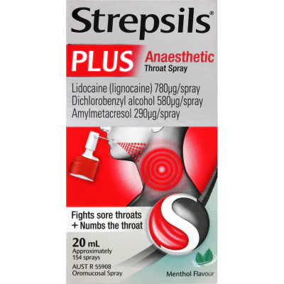 Strepsils Plus Anaesthetic Throat Spray 20ml