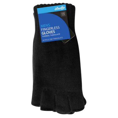 Stretto Fingerless Gloves L-xl Clothing ea