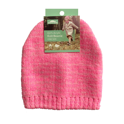 Stretto Girl's Acrylic Knit Beanie Assorted ea