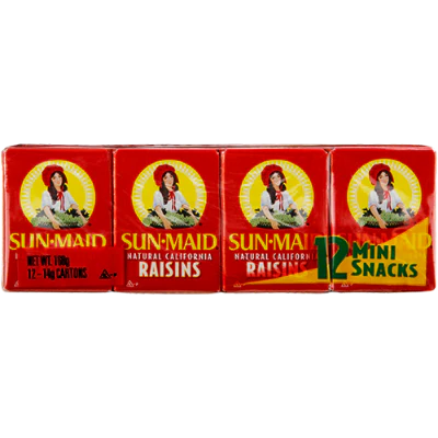 Sun-Maid California Seedless Raisins 12pk