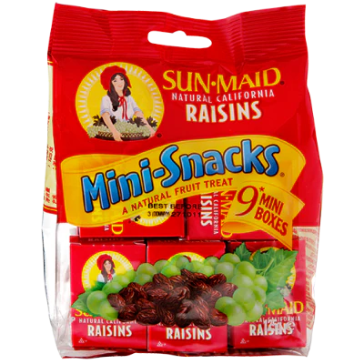 Sun-Maid Natural California Raisins 9pk