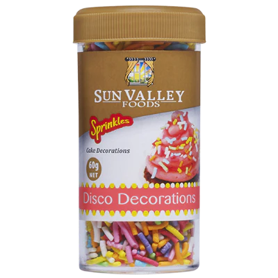 Sun Valley Foods Disco Decorations 60g