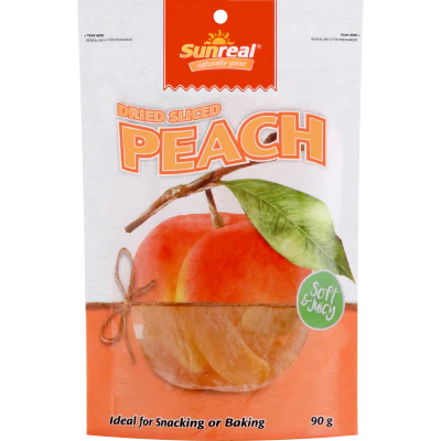 Sunreal Dried Sliced Peach 90g