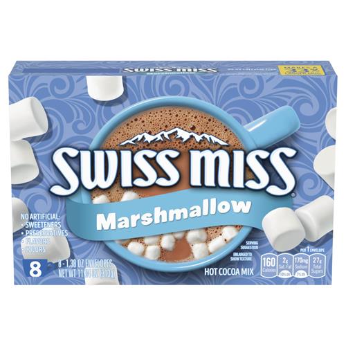 SWISS MISS HOT COCOA W/MARSHMALLOW 60X28G