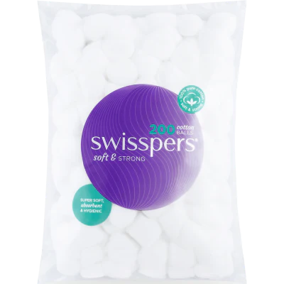 Swisspers Cotton Balls 200pk