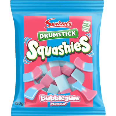 Swizzels Drumsticks Bubblegum Confectionery 140g