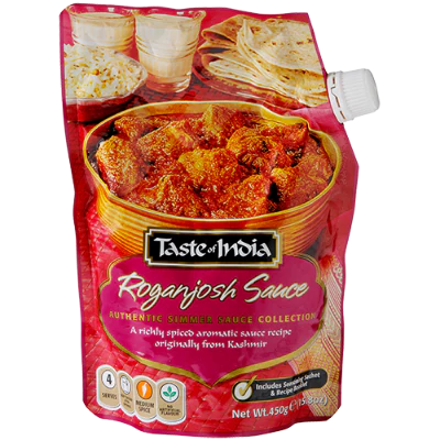 Taste of India Roganjosh Sauce Simmer Sauce 425g
