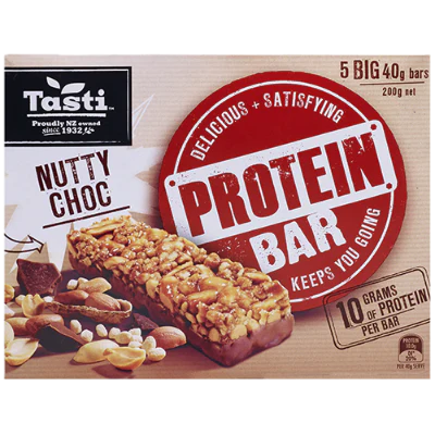 Tasti Nutty Choc Protein Bars 5 x 40g