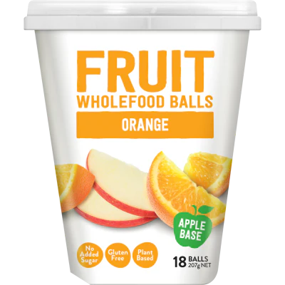 Tasti Orange Wholefood Balls 207g