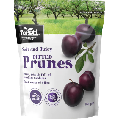 Tasti Ready To Eat Pitted Prunes 250g