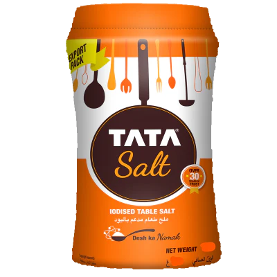 TATA Iodised Table Salt Canister 650g