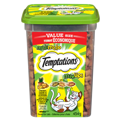 Temptations Chicken & Cheese & Cereal Pet Food 454g