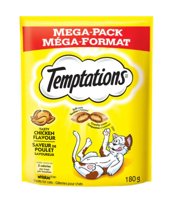 Temptations Tasty Chicken Flavour Treats For Cats 180g