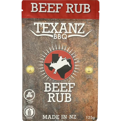 Texanz BBQ Beef Rub Spice 125g