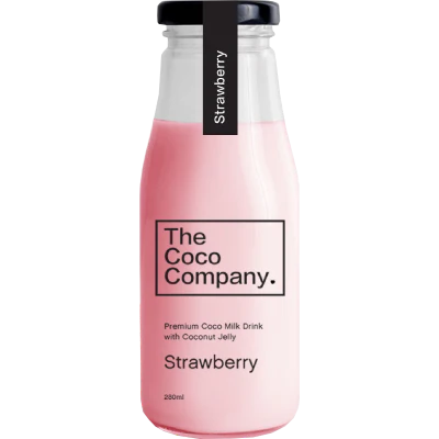 The Coco Company Coconut Milk Drink With Jelly Strawberry Flavour 280ml