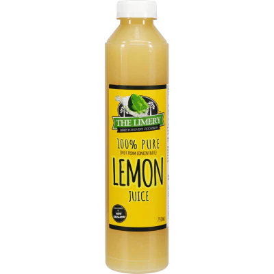The Limery 100% Pure NZ Lemon Juice 750ml