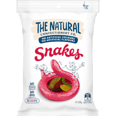 The Natural Confectionery Co. Snakes 230g
