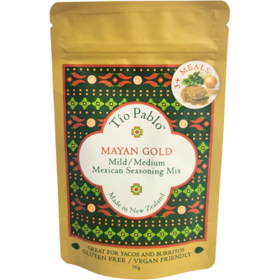 Tio Pablo Mayan Gold Mild/Medium Mexican Seasoning Mix 70g