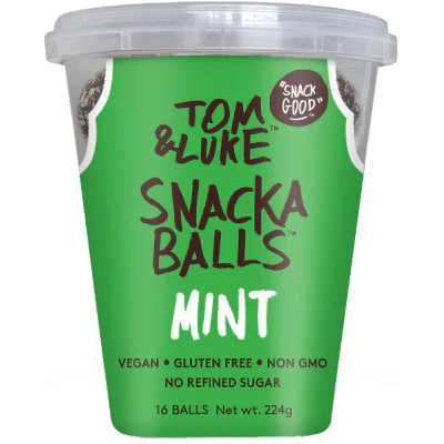 Tom & Luke Mint Snackaballs 224g