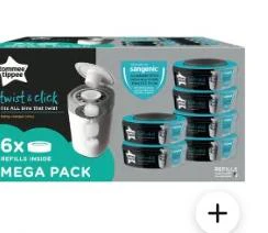 Tommee Tippee Bin Refill 6 ct