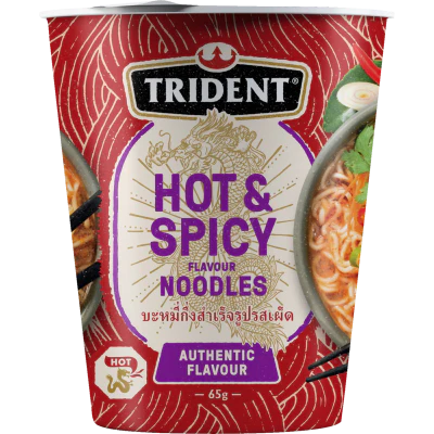 Trident Noodle Man Hot & Spicy Flavoured Noodles 65g