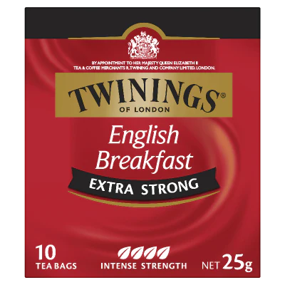 Twinings English Breakfast Extra Strong Tea Bags 10pk