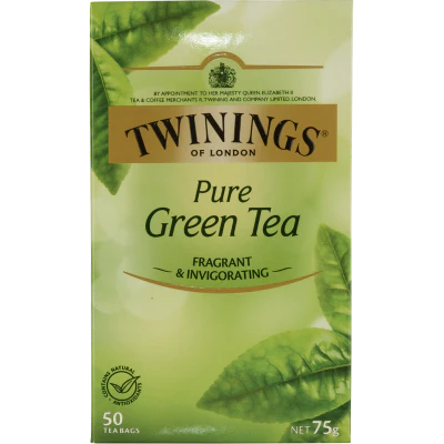 Twinings Pure Green Tea Bags 50pk