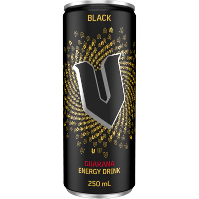 V Black Guarana Energy Drink 250ml (Best Before Late 2025)