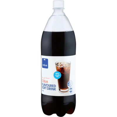 Value Cola Flavour 99% Sugar Free Carbonated Beverage 1.5l