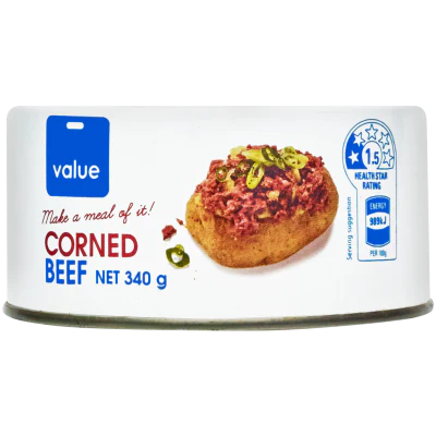Value Corned Beef 340g