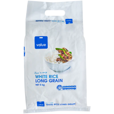Value Long Grain White Rice 5kg