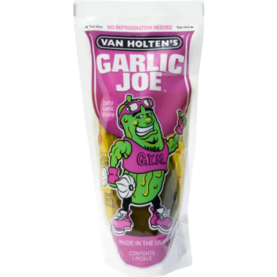 Van Holtens Garlic Joe Zesty Garlic Pickle 196g