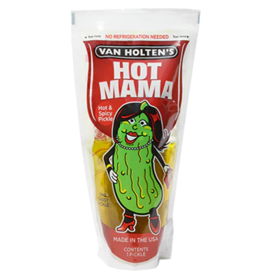 Van Holtens Hot Mama Hot & Spicy Pickle 196g