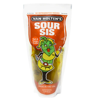 Van Holtens Sour Sis Tart & Tangy Pickle 196g