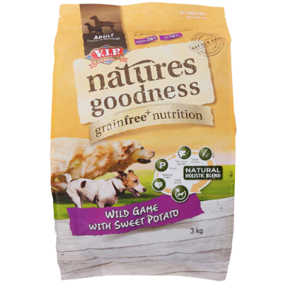 VIP Wild Game With Sweet Potato Dog Food 3kg