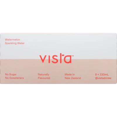 Vista Watermelon Sparkling Water 8pk