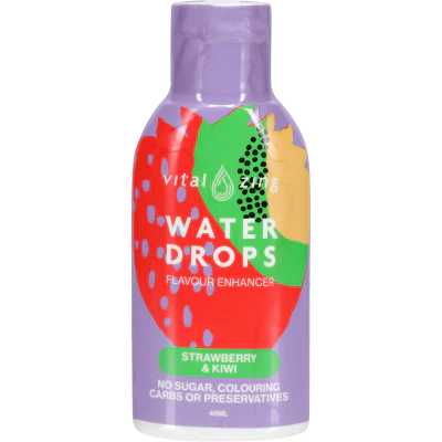 Vital Zing Water Drops Strawberry Kiwifruit Water Enhancer 45ml