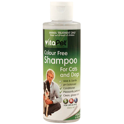 VitaPet Colour Free Shampoo For Cats And Dogs 250ml