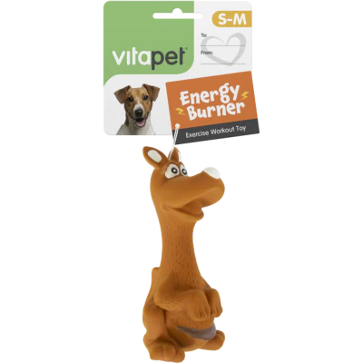 VitaPet Energy Burner Kangaroo Dog Toy Small/Medium ea