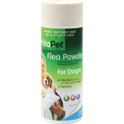 VitaPet Flea Powder For Dogs 100g
