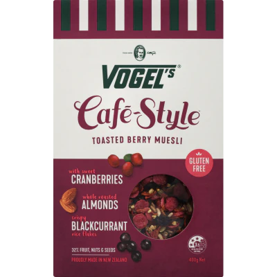 Vogel's Cafe-Style Toasted Berry Muesli 400g